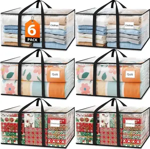 Oversized Moving & Storage Tote Bags – Heavy Duty Packing Bags with Reinforced Handles for Dorm Essentials