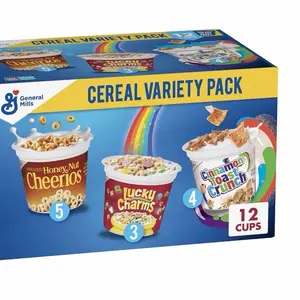 General Mills Cereal Cups, Variety Pack, 12 pk. General Mills Cereal Cups, Variety Pack, 12 pk.