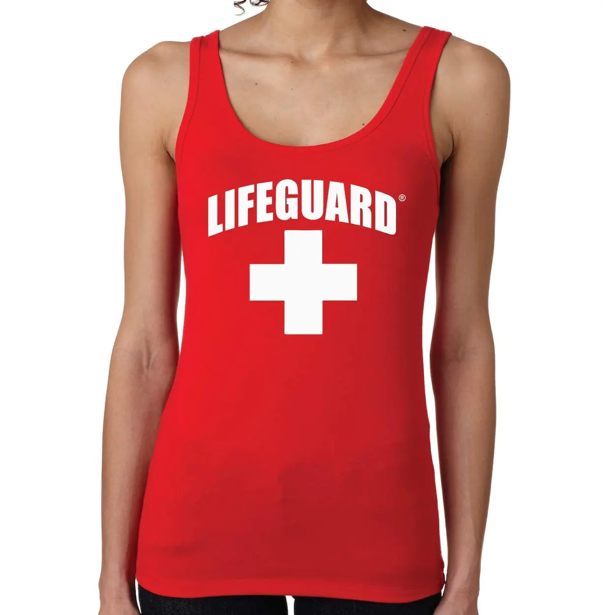 LIFEGUARD Officially Licensed Womens Printed Tank Top Cotton