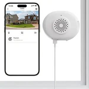 Wi-Fi Window Camera 2k Resolution, Magnetic Design, Dual-Band WiFi (2.4GHz & 5GHz), No Power Plug Included, Model Xinghao C680