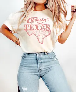 Comfort Colors Choosin Texas Tshirt, Country State Pride Tee, Western Texas Shirt, Pride Wear Outfit, Texas Lover Gift, Country Lifestyle Top, Texan Shirt