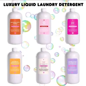 Pistachio Salted Caramel Scented Liquid Laundry Cleaner Detergent - Luxury Liquid Detergents - 32oz Household Scented Laundry Detergent - Long-lasting Scent