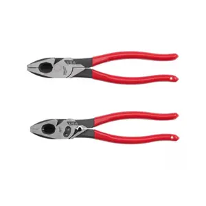 MADE IN THE USA. MILWAUKEE PLIERS WITH DRIPPED GRIP - MADE IN USA