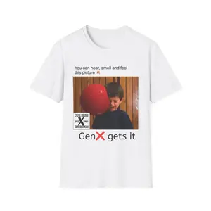 Gen X Dodgeball T-Shirt – “You Can Hear This Picture” – Funny 70s/80s/90s Nostalgia Tee