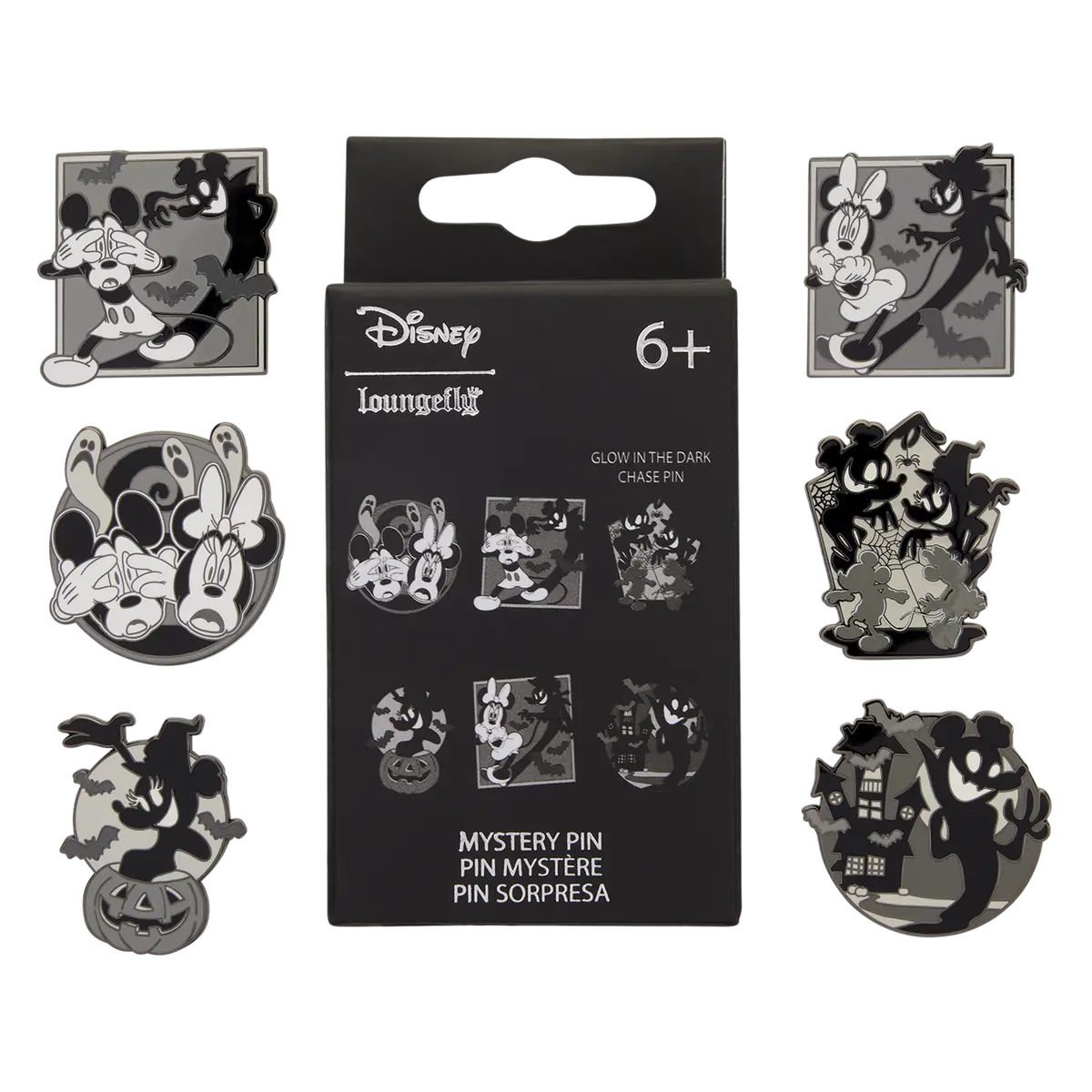Mickey & Minnie Mouse Ghost Blind Box Pin