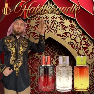 Habibi Bundle | Arabiyat Prestige | Cherry Musk + Marshmallow Musk + Pear Musk | Unisex Fragrance | 100 ML | Eau De Parfum | Raspberry - Strawberry & Fruity Notes