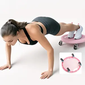 KYOUBY Portable Adjustable Sit Up Bar - 3 Strong Suction Cups, 1 Resistance Band, 4-Wheel Ab Roller Wheel - Sit Up Machine, Abdominal Core Stomach Trainer, At Home Gym Equipment, Home Workout Equipment for Strength Training