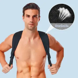 Posture Corrector for Women and Men,Adjustable Upper Back Brace, Breathable Back Support straightener,