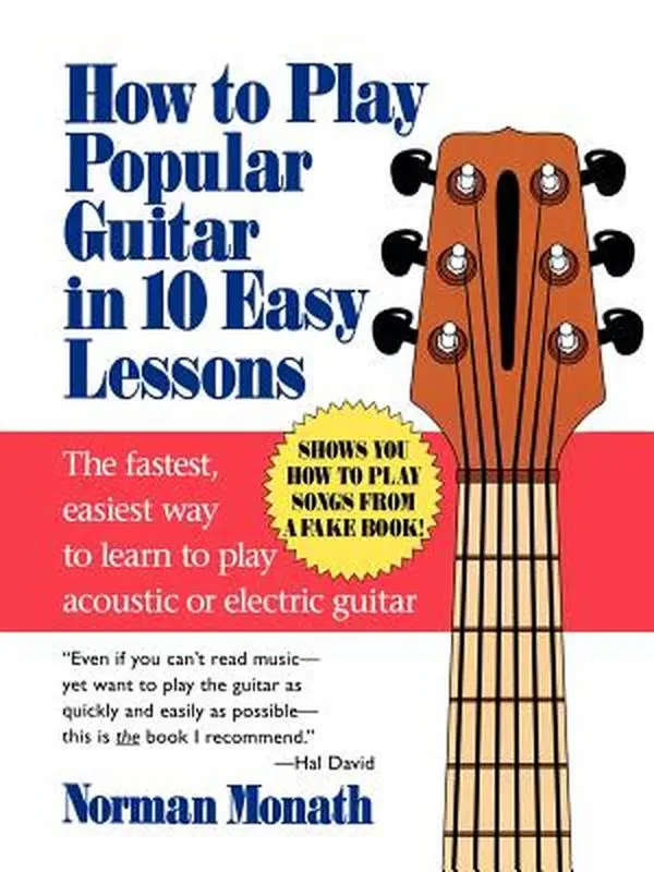 How to Play Popular Guitar in 10 Easy Lessons -- Norman Monath, Paperback