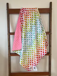 Painted Ladies Glow Receiving Blanket