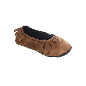 Hippie Fringed Moccasins Costume Shoes