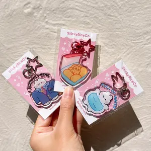 Cute Animal Acrylic Keychains Cute Animal Acrylic Keychains