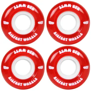 Bigfoot 55mm 83A Soft Cruiser Filmer Wheels Red (Set of 4)