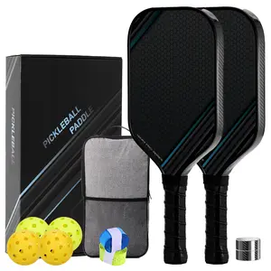 Pro Pickleball Paddles Set of 2, Honeycomb Design Professional Pickle Ball Rackets, 2 Pack Pickleball Gifts for Women、Man、Beginner、Pickleball Lovers