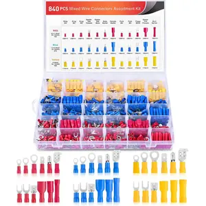 Nilight 840Pcs Electrical wire terminal crimp connectors
