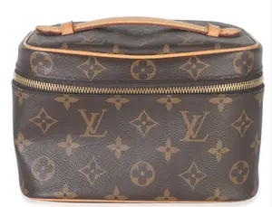 Pre-owned Louis Vuitton Canvas Toiletry Bags Monogram Nice BB