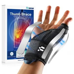 Fitomo All-in-One Thumb Brace with Palm & Wrist Stabilizer– Adjustable Thumb Brace Wrist Support with Detachable Aluminum Splint--2 Modes for Daily Flexibility & Reinforced Stability, Lightweight & Durable Design for All-Day Use