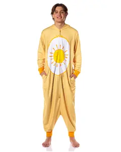 Care Bears Adult Kigurumi Union Suit Funshine Bear Costume Pajama Outfit