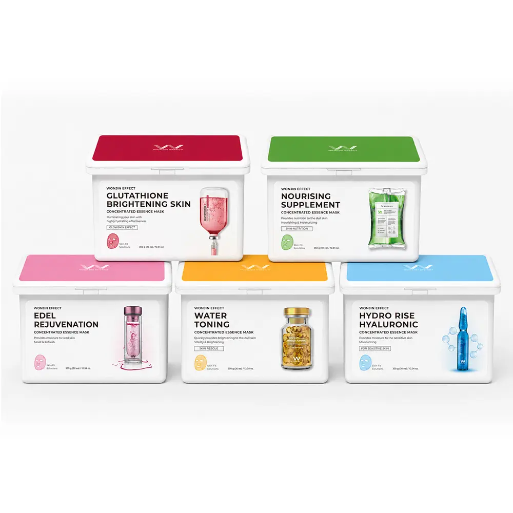 WONJIN EFFECT DAILY MASK 30 Sheets | Hydrating, Moisturizing, Skin Elasticity, Wrinkle Care, Hyaluronic Acid, Aquaxyl, Skin Barrier