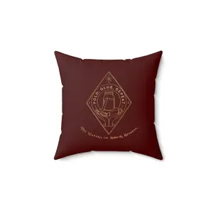 Fold, Glue, Repeat Polyester Square Pillow 14X14