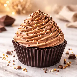 Luxe Cupcake Candle - Handcrafted Gourmet Dessert Collection