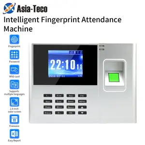Office Employee Attendance Fingerprint Machine, WiFi Enabled, Remote Data Export, 1000 Fingerprints Capacity, Supports Fingerprint/Password/RFID Card