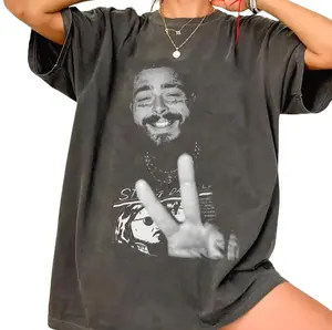 Posty Graphic Malone Adult  TShirt, Country Music tshirt, Posty Tee Malone, Im just vibin T shirt, Cowboy Posty Shirt, Concert Shirt,Aesthetic Pop Star Tee, 4