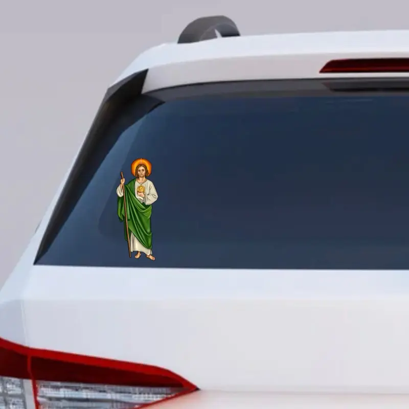 San Judas Tadeo sticker religious sticker, Sticker For Cars, Universal Car Sticker