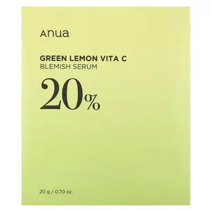 Anua Green Lemon Vita C Blemish Serum 20%, 0.7 oz (20 g)