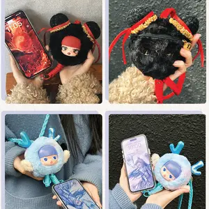 LILISHA Entwined Destinies Phone Strap & Coin Pouches Inspired by Nezha - Stylish Compact Accessory