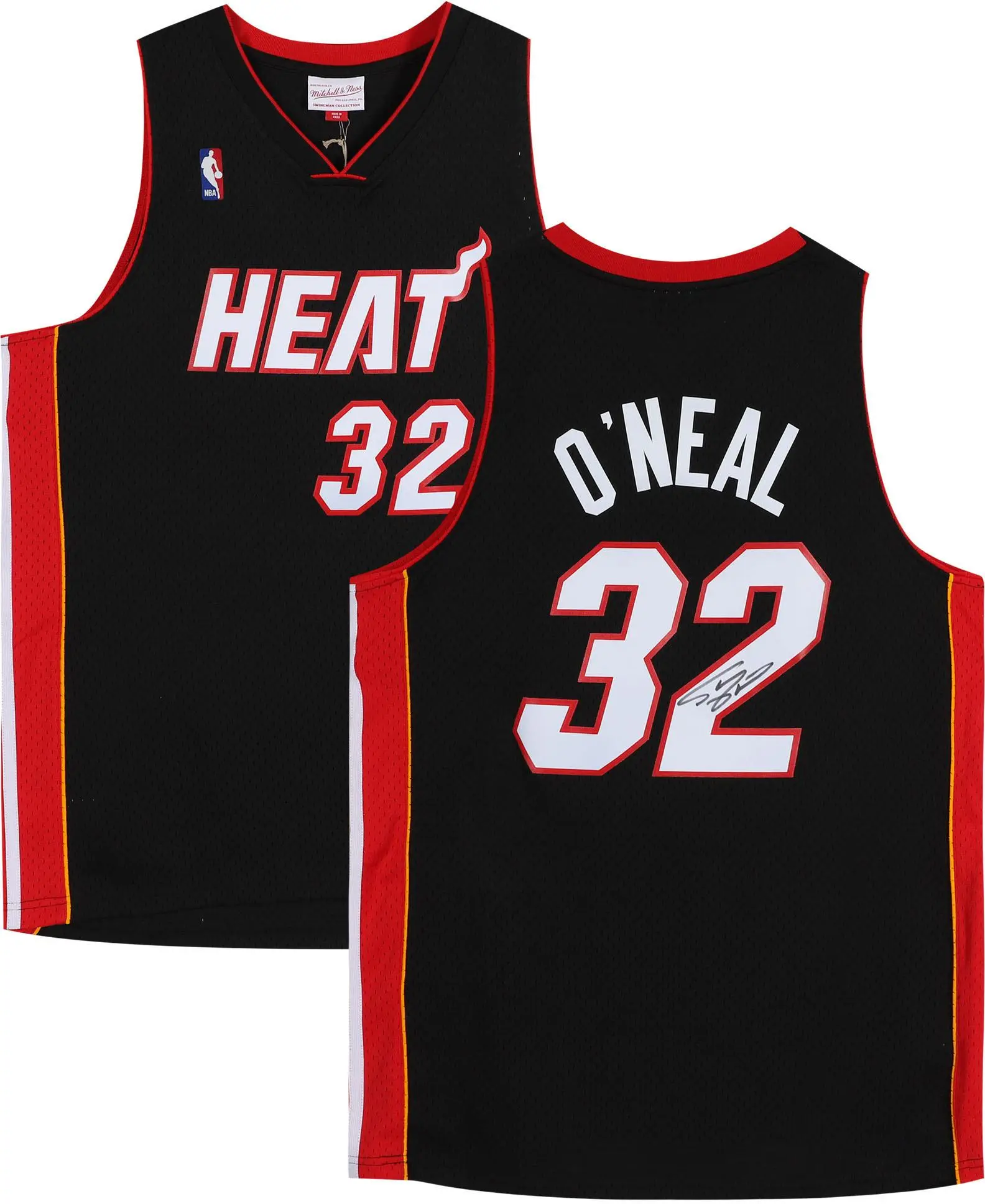 Shaquille O'Neal Miami Heat Autographed Black 2005-06 Mitchell & Ness Swingman Jersey - Fanatics Authentic Certified