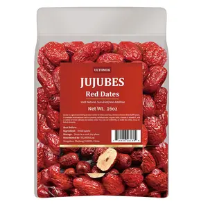 16oz Jujube Red Dates Selected Dried Fruit Big & Delicious Natural Dried Fruit