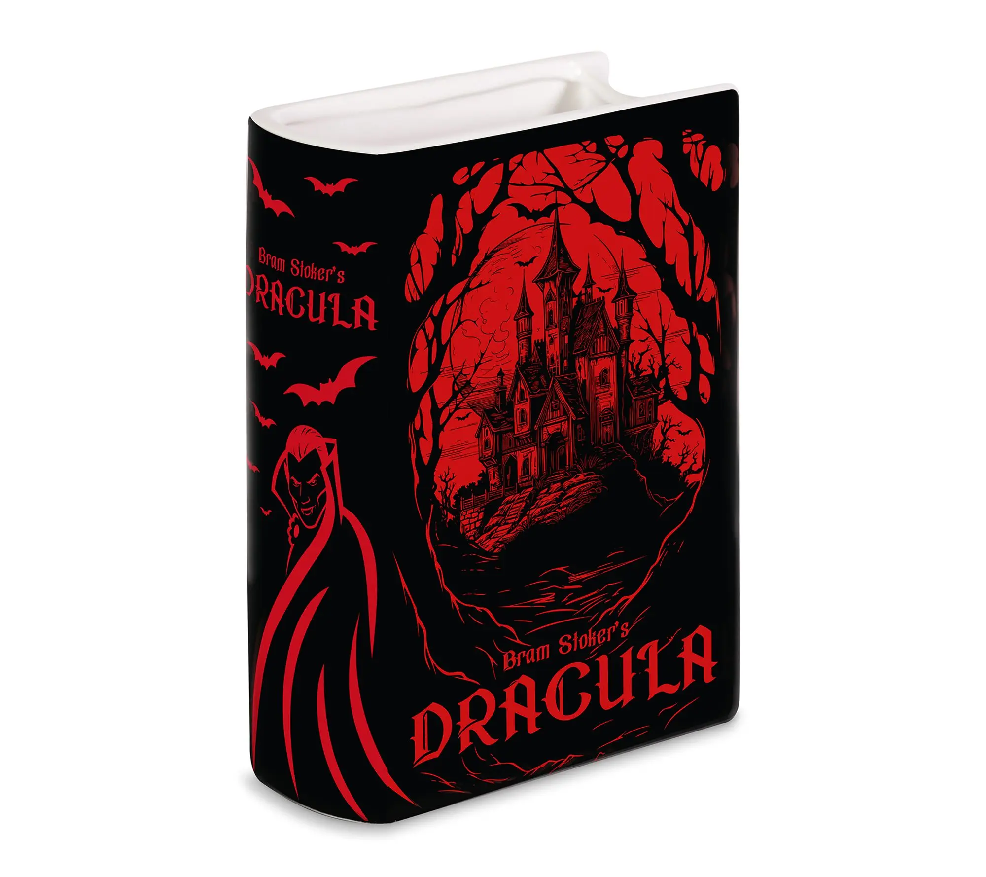 Steel Mill & Co. Large Book Vase, Dracula Steel Mill & Co. Large Book Vase, Dracula