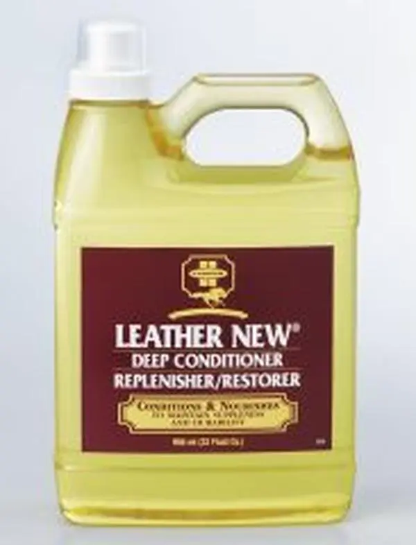 Farnam Leather New Conditioner - Liquid Cleaning & Care Solution for Leather, Removes Dirt for a Polished, Non-Oily Finish, Leather Care