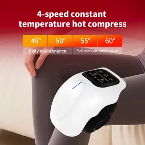 Knee Massager with 4-Speed Hot Compress: Joint Pain Relief, Heat Therapy & Massage – Portable Knee Care Device for Daily & Post-Exercise Use