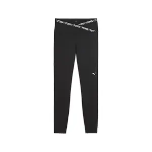 PUMA Womens Strong Cross Front High Waist 78 Leggings Casual - Black