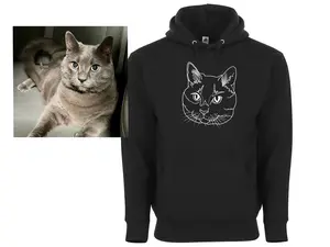 Custom Pet Hoodie Casual Cotton poly blend