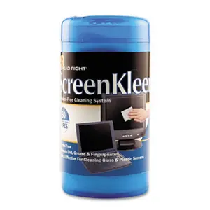 212 MAIN Read Right ScreenKleen Wet Cleaning Towels, 5.25x5.75 in LCD/Glass Monitor Laptop Accessories, 50 Count Tub