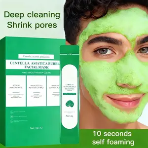 Centella foam facial mask can remove black and control oil, deeply clean facial dirt 1 box facial cleanser