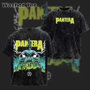 PANTERA - MADISON SQUARE GARDEN Collage Heavy Metal Shirt, Unisex Oversize Washed Heavyweight Cotton T-shirt, Gift For Fans, Gift For Music Lovers