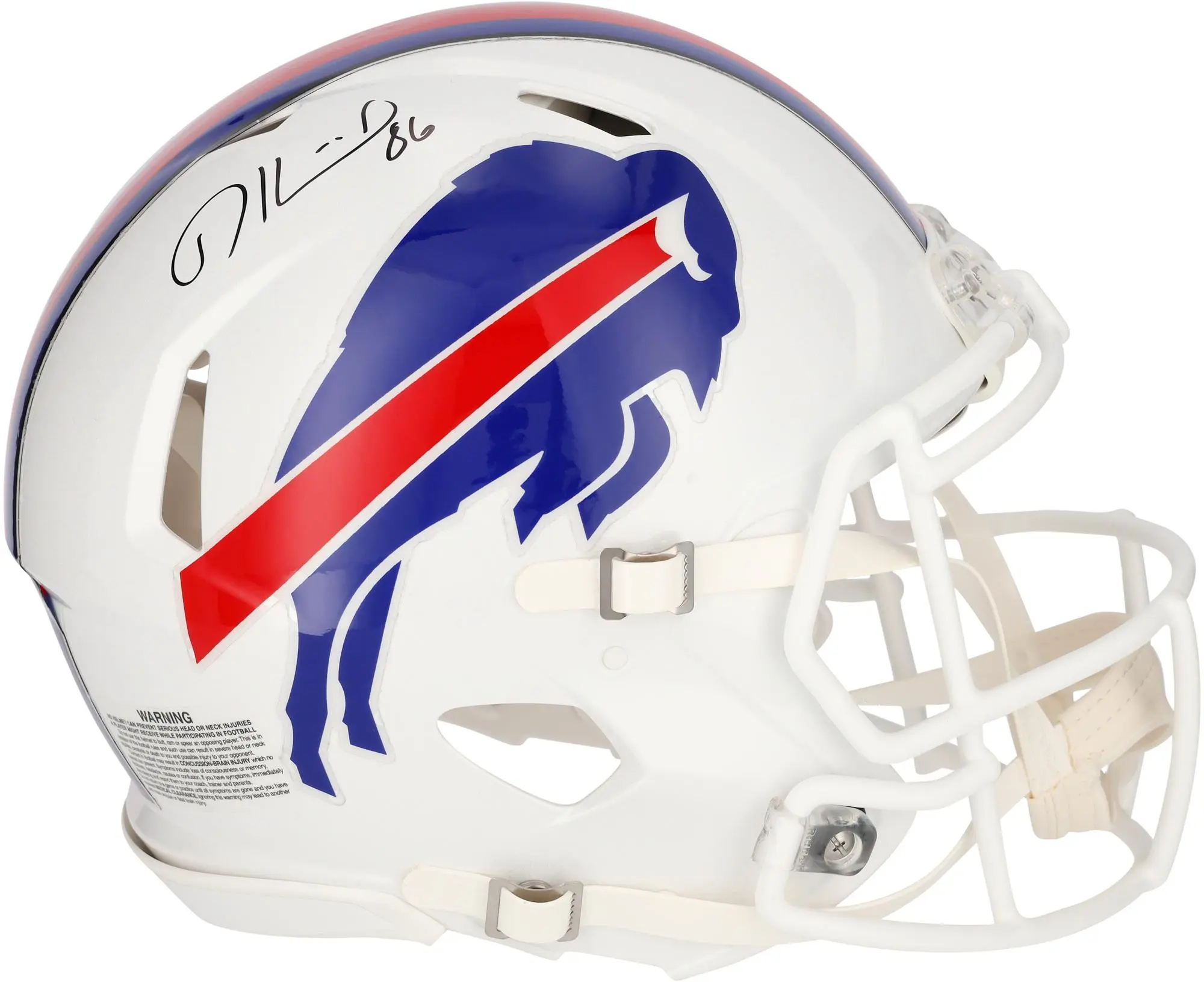 Dalton Kincaid Buffalo Bills Autographed Riddell Speed Authentic Helmet - Fanatics Authentic Certified