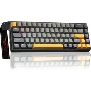 WIN68 HE MAX - Hall Effect Gaming Keyboard with  , Adjustable Actuation Fast Trigger Mode, 8KHz Polling Rate, RGB Backlit Wired Mechanical Gaming Keyboard 60 Percent