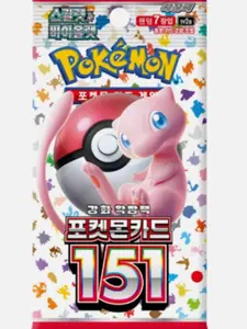 1 Korean 151 Pack from a Booster Box