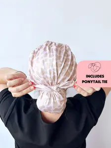 DuoStyle Scrub Hat - Tan Cow Print