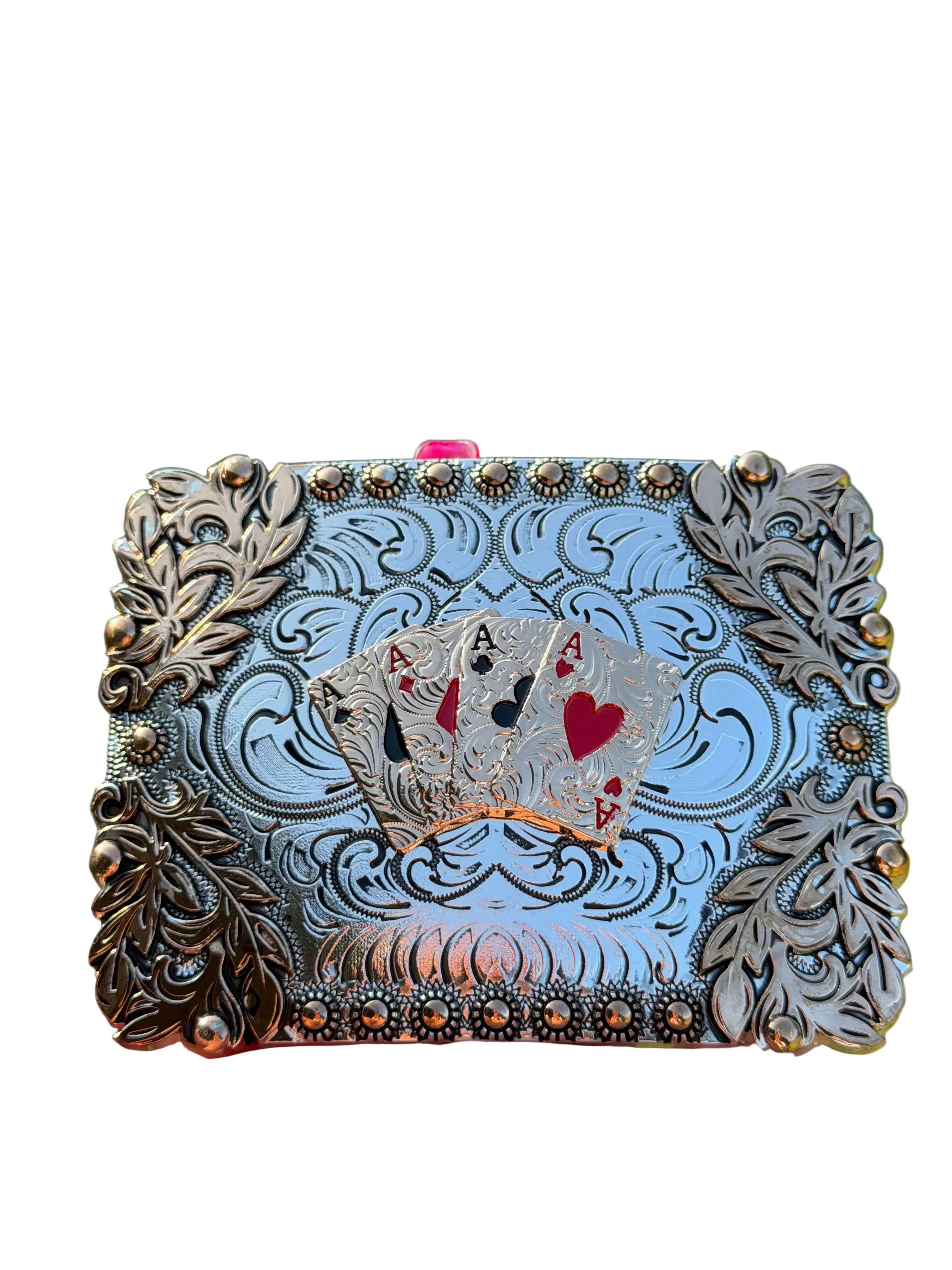♠️ Four Aces Western Belt Buckle ♠️ Four Aces Western Belt Buckle