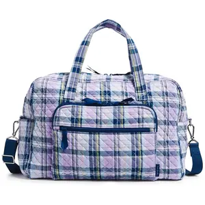 Vera Bradley Printed Recycled Cotton Weekender Travel Bag