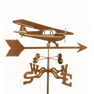 EZ Vane  High Wing Airplane Weathervane with Deck Mount