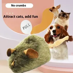 Cat and dog toys - cat toy mouse simulation sound to amuse cats and relieve boredom pet supplies cats to consume physical strength and bite and chew mice