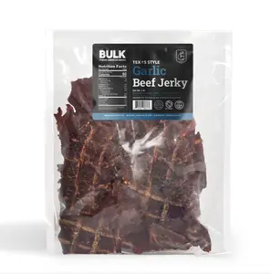 Bulk Beef Jerky I Texas Original Garlic - Keto & Paleo Friendly. Minimal Ingredients Bold Flavor Sugar Free Slabs