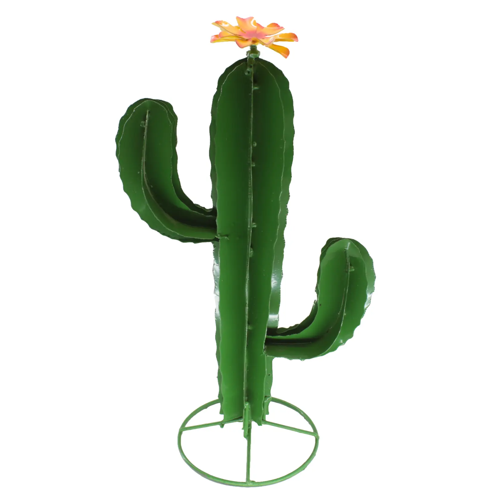 Metal Saguaro Cactus Yard Art